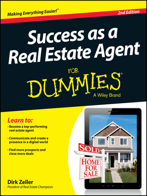 Title details for Success as a Real Estate Agent For Dummies by Dirk Zeller - Available